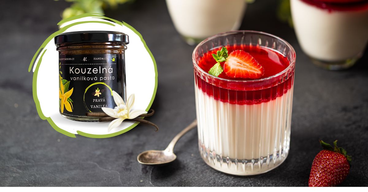 panna cota vanilka
